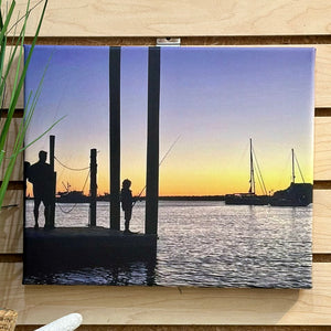 Fishing Photography on Canvas