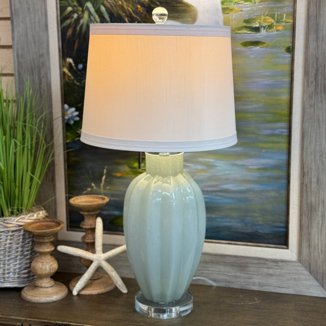 Sage Ceramic Lamp