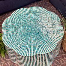 Load image into Gallery viewer, Capiz Scalloped Coffee Table
