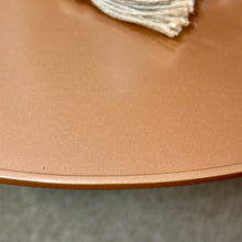 Load image into Gallery viewer, Round Copper/Teak Coffee Table
