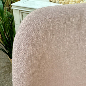 Blush Linen Chair