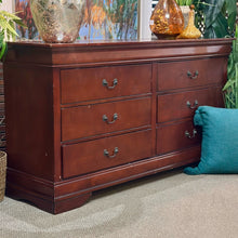 Load image into Gallery viewer, Cherry Dresser W/Mirror
