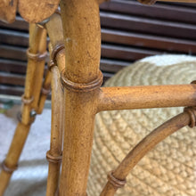 Load image into Gallery viewer, Bamboo Look Glass Top Console
