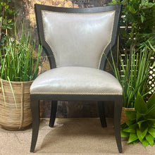 Load image into Gallery viewer, Grey Leather-Like Dining Chair

