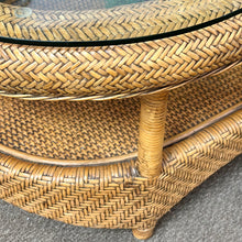 Load image into Gallery viewer, Woven Rattan Coffee Table

