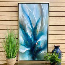 Load image into Gallery viewer, Teal/Gold Abstract II
