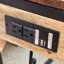 Load image into Gallery viewer, Wood/Metal Side Table
