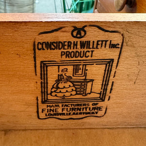 Consider H Willett  Maple Dresser