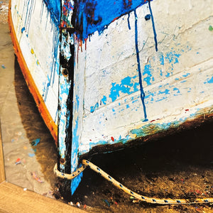 Vibrant Boat On Shore I