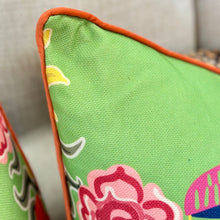 Load image into Gallery viewer, L.Green Monkey/Leopard Down Pillow

