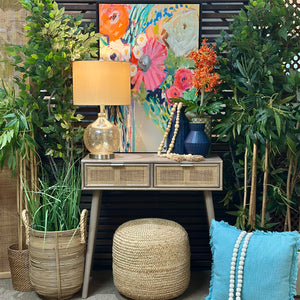 Modern Greige Console/Desk
