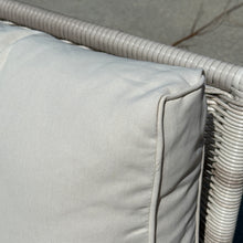Load image into Gallery viewer, White/Grey Resin Wicker Chair
