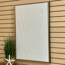 Load image into Gallery viewer, Textured White Abstract Art
