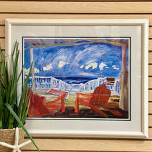 Load image into Gallery viewer, Red Adirondacks On Deck
