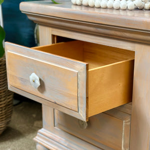 Washed Wood Nightstand