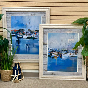 Docked Boats II Framed Art