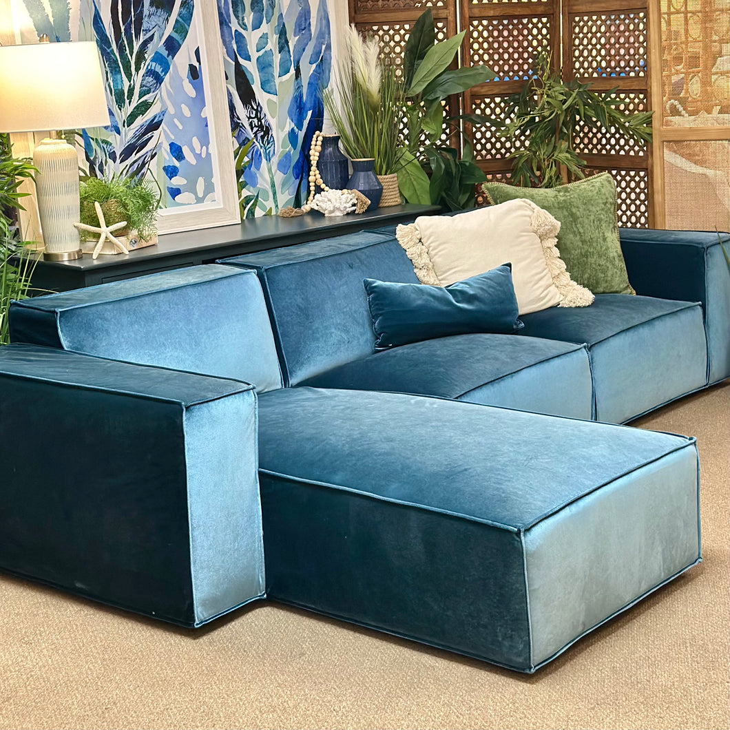 Rove Concepts Velvet Sectional