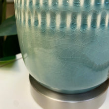 Load image into Gallery viewer, Textured Sage Table Lamp
