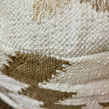 Load image into Gallery viewer, Beige/Taupe Patterned Pouf
