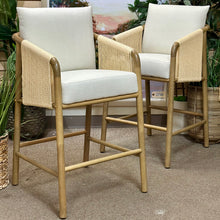Load image into Gallery viewer, S/2 Woven Rope Counter Stools
