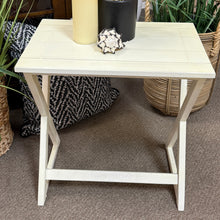 Load image into Gallery viewer, Ivory Trestle Side Table
