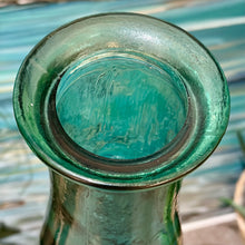 Load image into Gallery viewer, Tall Teal Glass Vase
