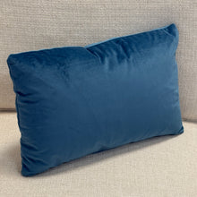 Load image into Gallery viewer, Navy Velvet Designer Lumbar
