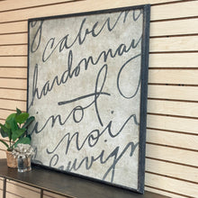 Load image into Gallery viewer, Framed Wine Art
