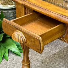Load image into Gallery viewer, Rattan/Wood Side Table
