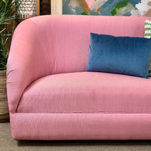 Load image into Gallery viewer, Textured Pink Loveseat
