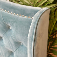 Load image into Gallery viewer, Aqua Queen Tufted Bed
