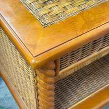 Load image into Gallery viewer, Wicker Nightstand
