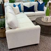 Load image into Gallery viewer, 2PC Ivory Wedge Arm Sectional
