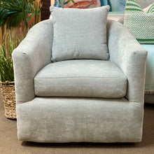 Load image into Gallery viewer, Grey/Silver Swivel Chair
