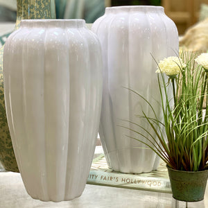 LG White Vase