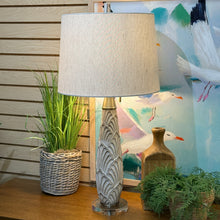 Load image into Gallery viewer, Textured Leaf Table Lamp
