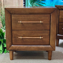 Load image into Gallery viewer, 2DR Mid-Mod Wood Nightstand
