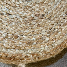 Load image into Gallery viewer, Braded Jute Pouf
