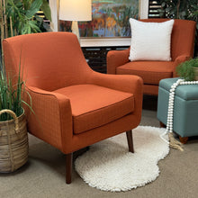 Load image into Gallery viewer, Burnt Orange Accent Chair
