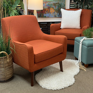 Burnt Orange Accent Chair
