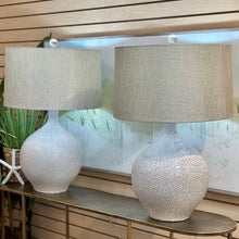 Load image into Gallery viewer, &#39;Silence&#39; Ivory/Taupe Lamp
