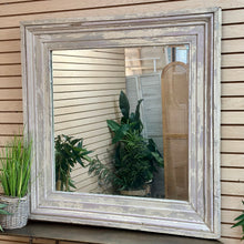 Load image into Gallery viewer, LG Distressed Ivory Mirror
