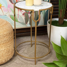 Load image into Gallery viewer, Marble Top Side Table
