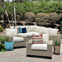 Load image into Gallery viewer, 3PC Resin Wicker Sectional
