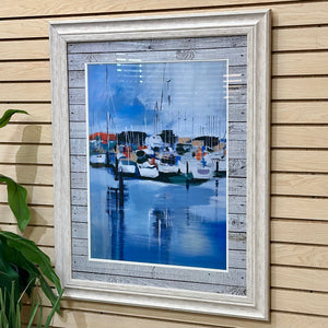 Docked Boats I Framed Art