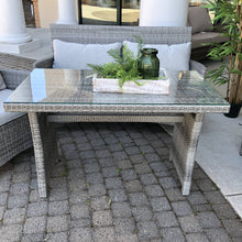 Load image into Gallery viewer, 4PC Outdoor Grey Chat Set
