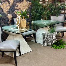 Load image into Gallery viewer, Designer Glass Top Dining Table
