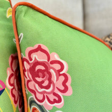 Load image into Gallery viewer, R.Green Monkey/Leopard Down Pillow
