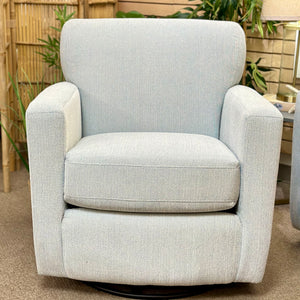 Lt Blue Swivel Glider