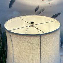 Load image into Gallery viewer, Light Blue-Grey Striped Lamp
